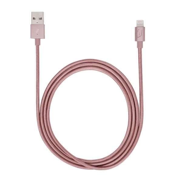 iStore Lightning Charge Cable 4 Foot / 1.2 Meter Rose Gold Charge & Sync Cable - Picture 5 of 7
